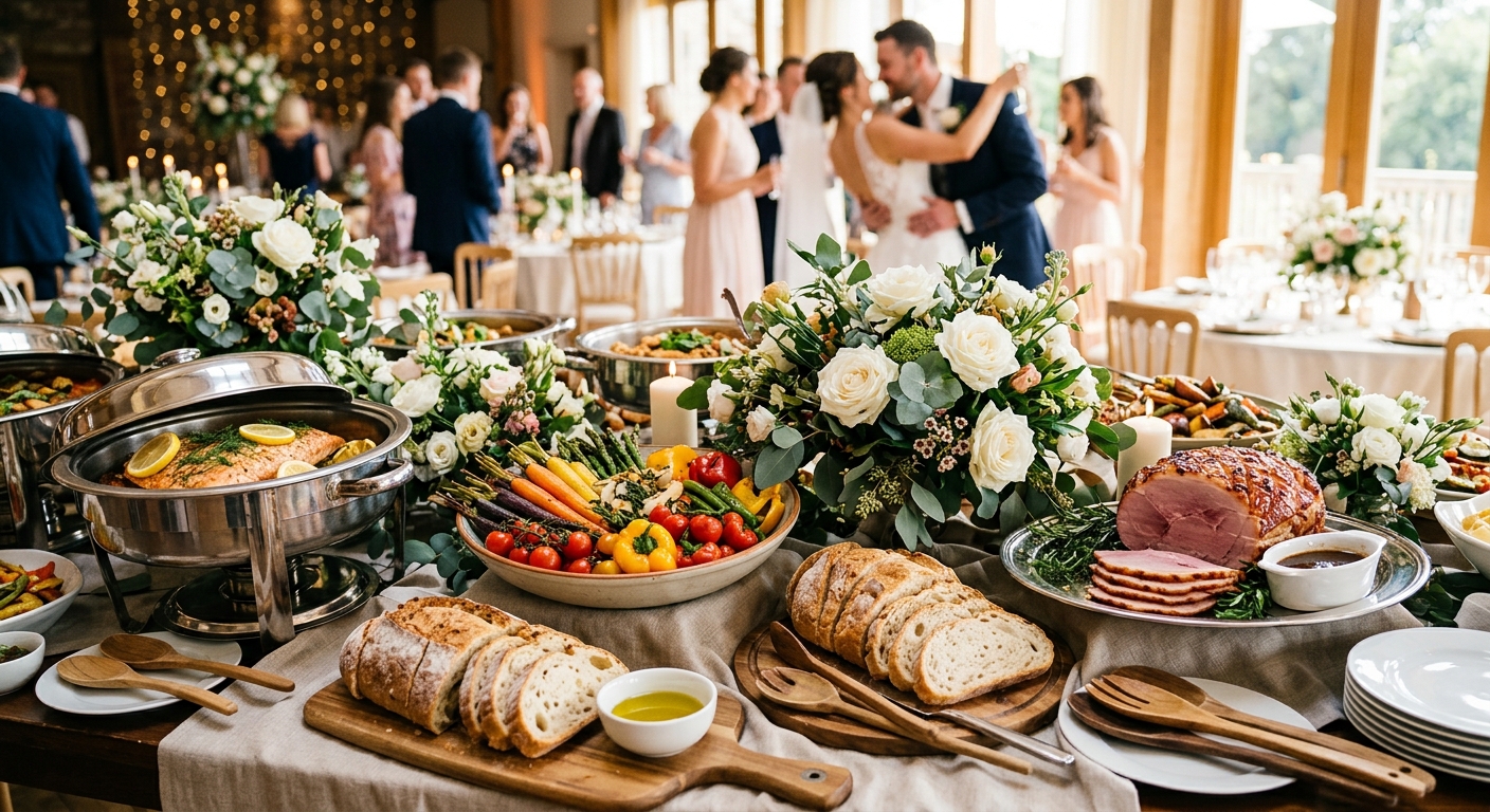 Elegant catering spread
